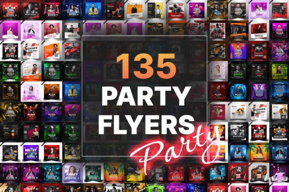 135+ Night Party Flyer Packages for Modern Events
