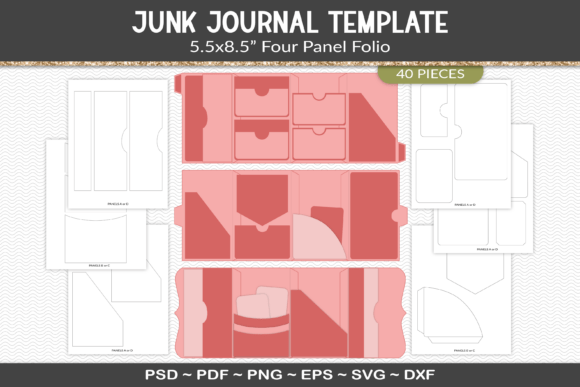 Craft Unique Printable Junk Journals with Ease