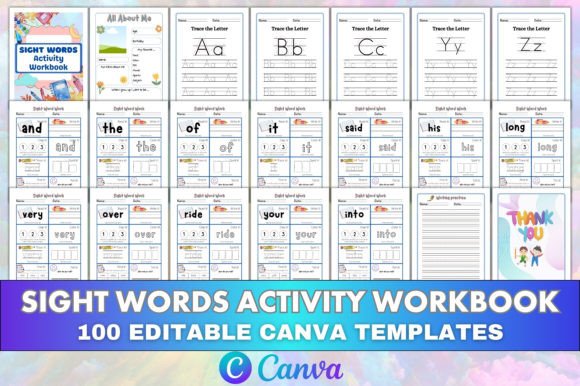 Editable Sight Words Activity Workbook: A Practical Design Asset