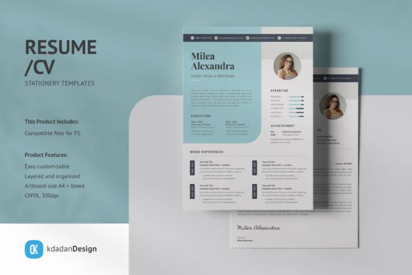 Elevate Your Job Search with Resume/CV PSD Design Templates Vol 158