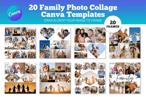 Family Photo Collage Canva Template: Your Blueprint for Lasting Memories
