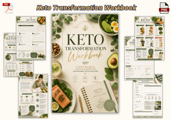 Keto Transformation Workbook: Your Wellness Blueprint