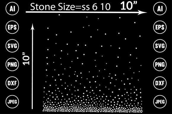 Scattered Pattern Rhinestone Design: A Sparkling Asset