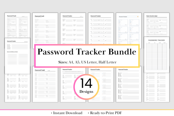 Secure Your Digital Life with the Ultimate Password Tracker Bundle