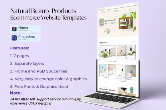 Shopify Ecommerce Website Template: Your Blueprint for a Natural Beauty Brand