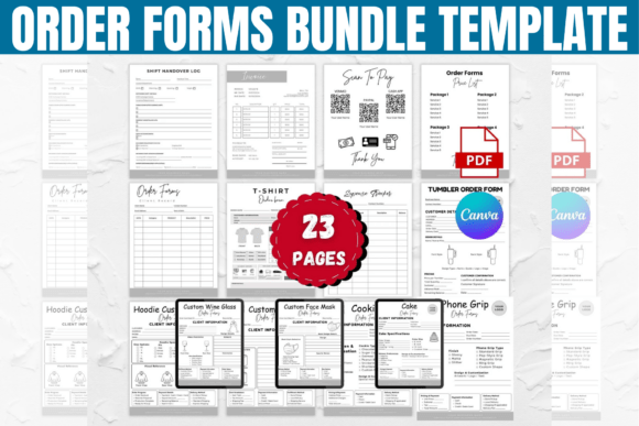 Stop Losing Orders: The Editable Order Forms Bundle Template