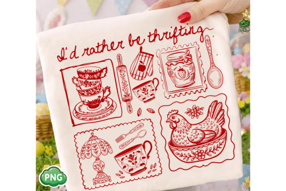 Why the Hand Drawn I'd Rather Be Thrifting PNG Is Your Next Go-To Design Asset